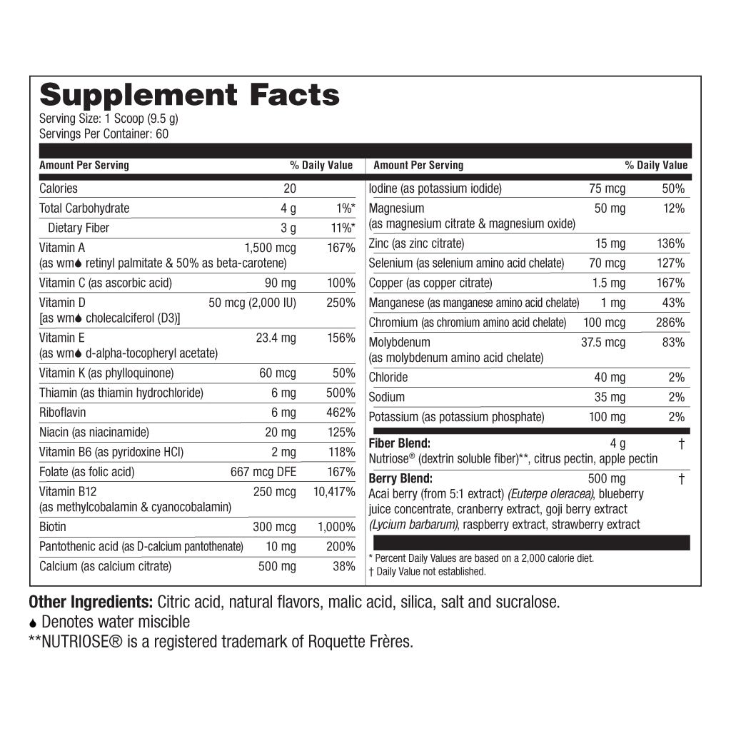 essential multi 3 in 1 drink mix (60 serving tub) essential multi 3 in 1 drink mix (60 serving tub)