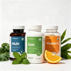 set meal 6:daily all in one nutrition pack | multi + iron + vitamin c(3 month bundle)