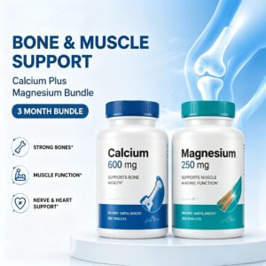 set meal 1:bone & muscle support | calcium plus magnesium bundle(3 month bundle)